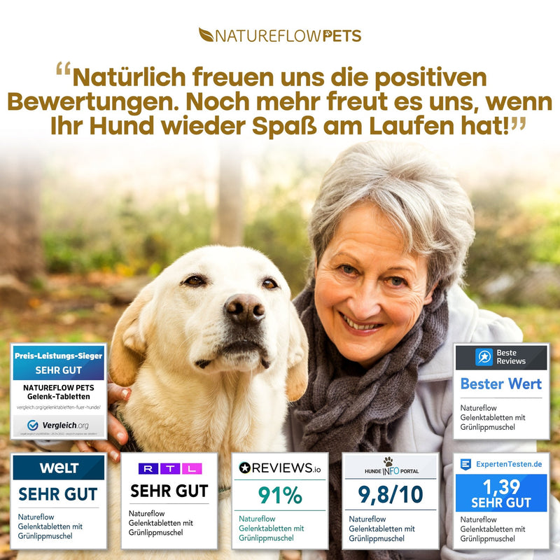 Gelenktabletten - Natureflow Pets - 100 Stück