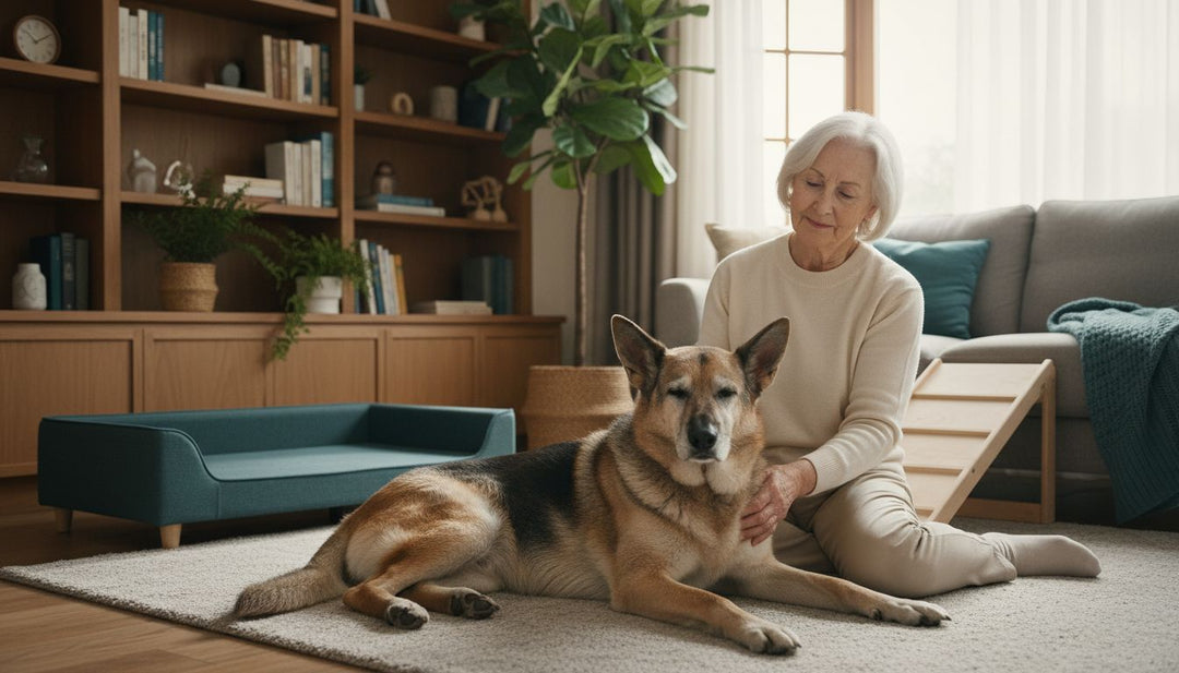 älterer Hund Pflege