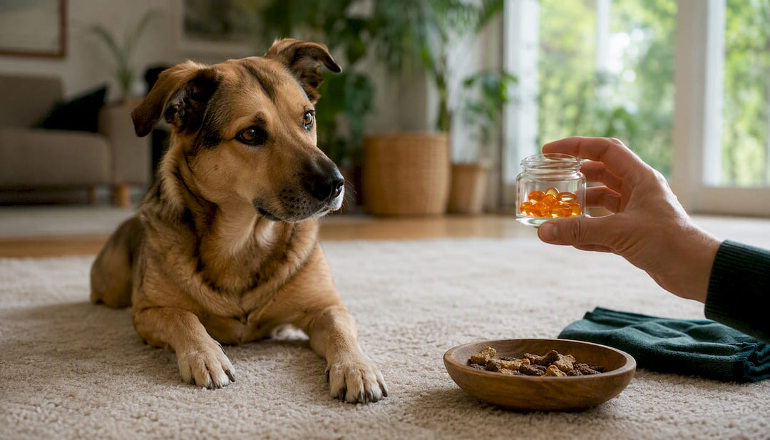 Lachsölkapseln für Hunde: Wirkung, Dosierung und Kauf - Natureflow Pets