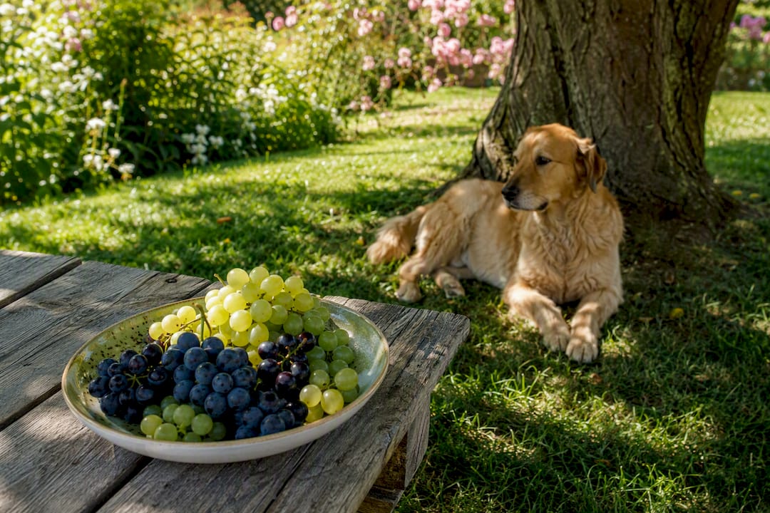 Weintrauben für Hunde: Wie gefährlich sind sie wirklich? - Natureflow Pets