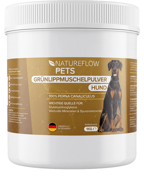Grünlippmuschelpulver von Natureflow Pets
