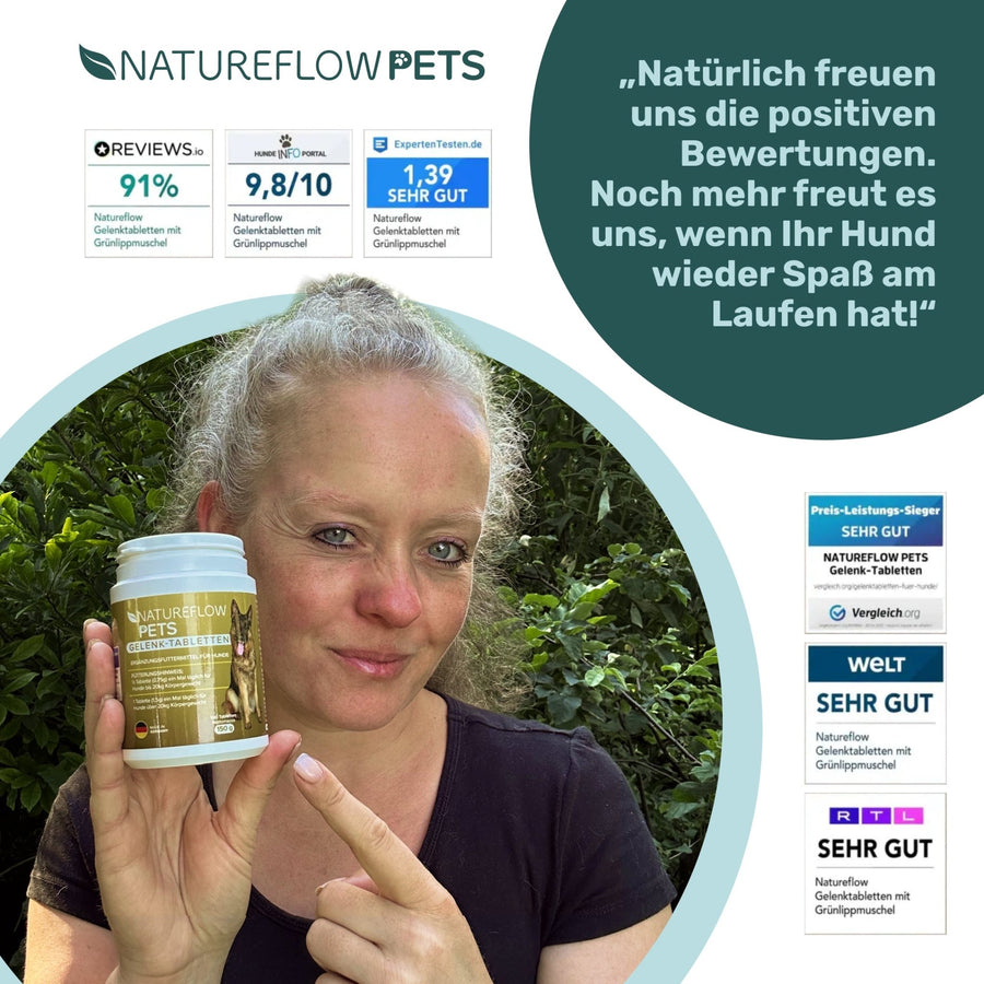 Gelenktabletten - Natureflow Pets - 100 Stück
