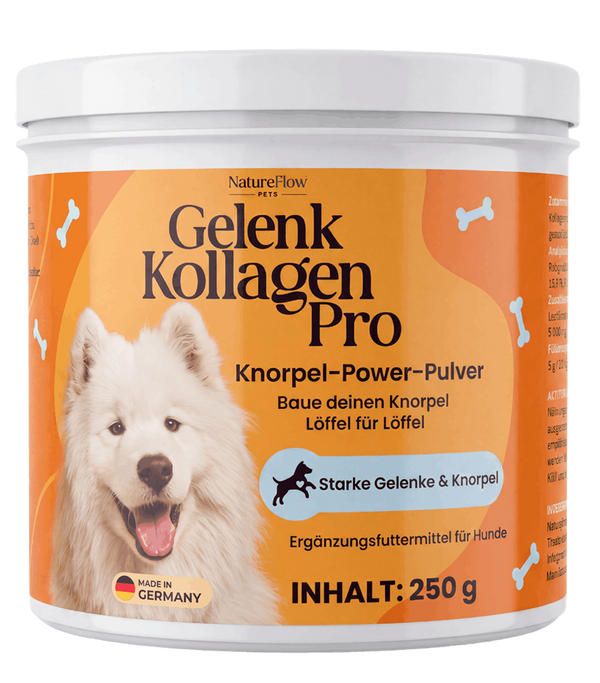 Die Vorteile von Natureflow Pets Kollagenpulver auf einen Blick: