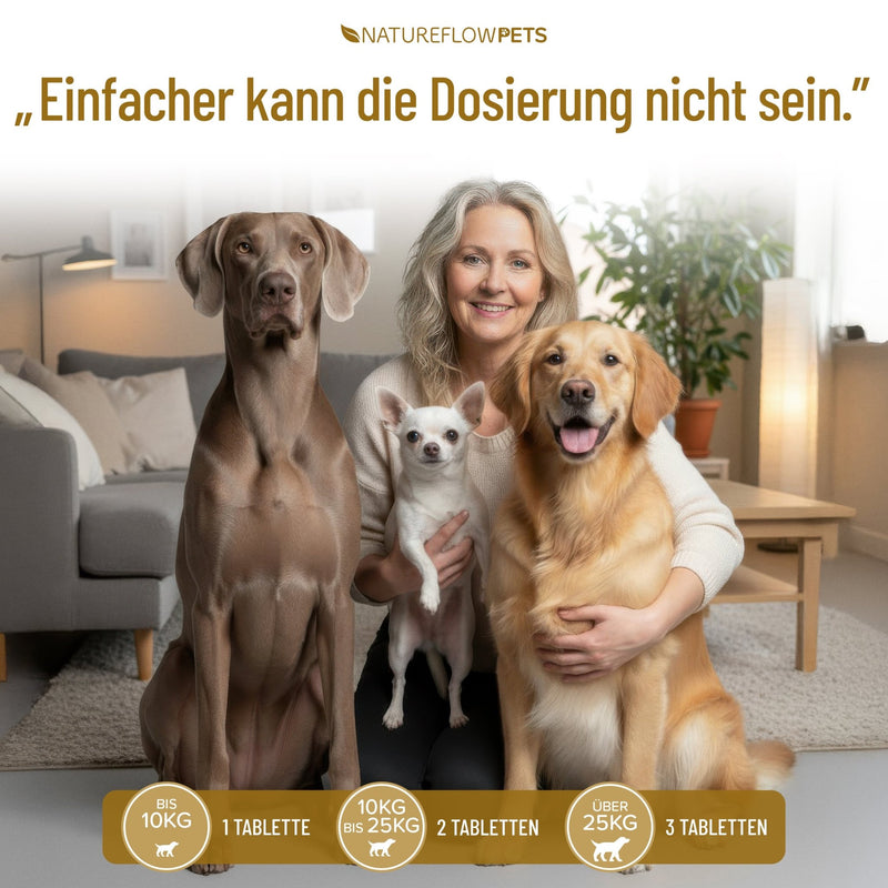 Präbiotikum & Probiotikum - Natureflow Pets - 120 Tabletten
