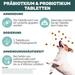 Präbiotikum & Probiotikum - Natureflow Pets - 120 Tabletten