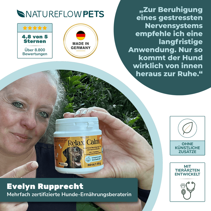 Relax Calm Tabletten - Natureflow Pets - 60 Stück