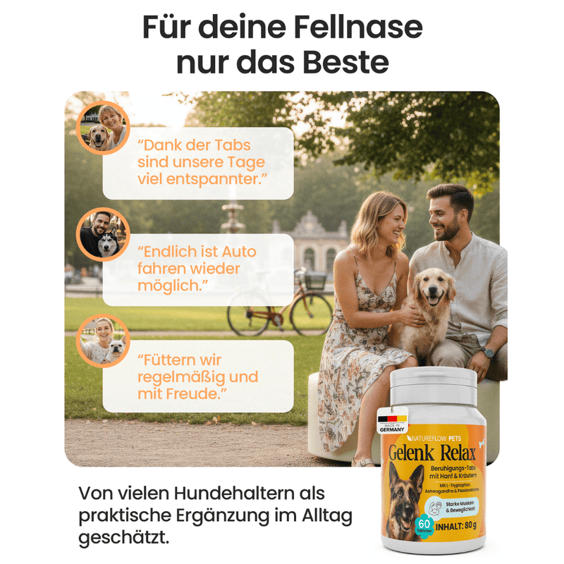 Relax Calm Tabletten - Natureflow Pets - 60 Stück