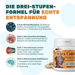 Relax Calm Tabletten - Natureflow Pets - 60 Stück
